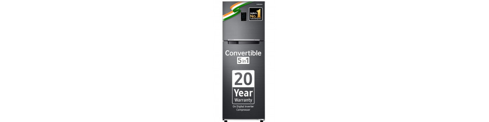 Refrigerator: Samsung 322 L, 3 Star Rs.36565 to Rs.38490